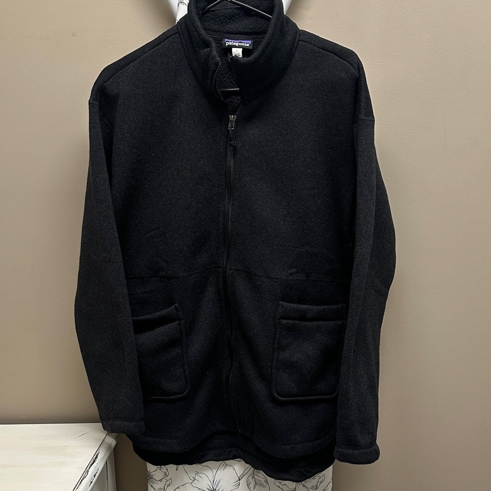 Patagonia Women’s Black Better Sweater Oversized Jacket Size Large